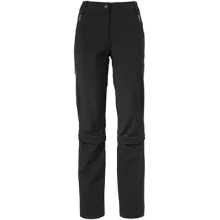 Vaude Farley Stretch Capri T-Zip III Hose Damen Schwarz 38