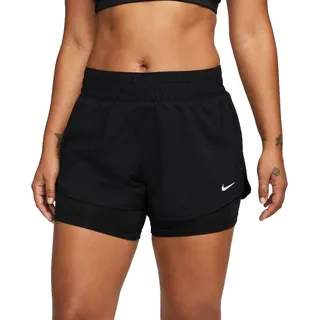 Nike Damen Dri-Fit One Mid-Rise 3" 2-in-1 Shorts schwarz