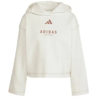 adidas All Szn Loose Graphic Kapuzenpullover Off White M