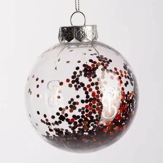 PS of Sweden Weihnachtskugel Christmas Ball Sparkly White