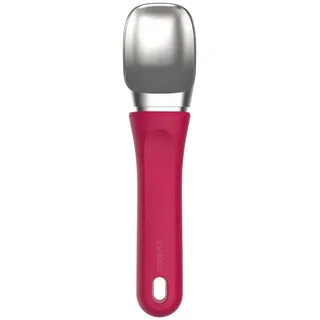 zyliss Eisportionierer aus stabilem Metall, konfortabler Griff und scharfe Kanten - für gleichmäßiges Portionieren rot