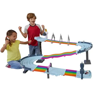 Hot Wheels Mario Kart Rainbow Road Rennbahn