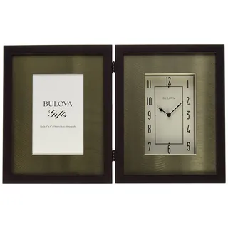 Bulova Winfield Wanduhr mit Bilderrahmen