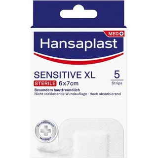 BEIERSDORF Hansaplast Wundverband Steril Sensitive 6x7cm 5 st