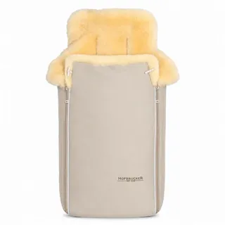Hofbrucker Kinderwagen Lammfell-Fußsack Luxus beige