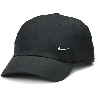Nike Dri-FIT Club Unstructured Metal Swoosh Cap 010 black/metallic silver S/M
