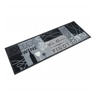vidaXL Amani Küchenläufer 60 x 180 cm Grau