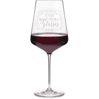 Leonardo Rotweinglas XXL 750 ml individuelle Gravur Geschenkidee für Frauen Weinglas - Glasses