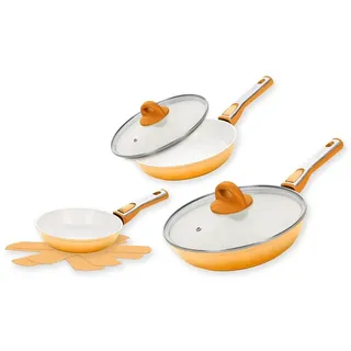 Genius Cerafit Revolution Pfannen Set 7-tlg. - Gold