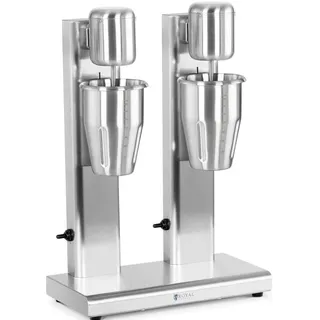 Royal Catering Milchshaker doppelt 2 x 1 L 15.000 U/min Edelstahl