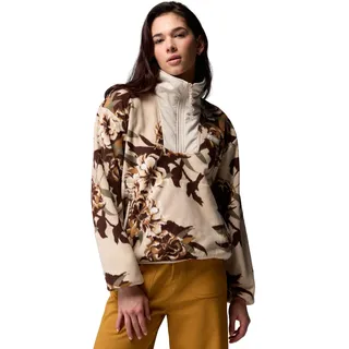Columbia Sequoia Grove Printed Half Zip Fleecejacke Dark Stone Blossoming M