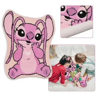 Disney Teppich Disney Angel Stitch Rutschfester Teppich, rosa 60x80 cm rosa
