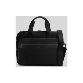 Laptoptasche mit abnehmbaren Schulterriemen, BLACK, 1