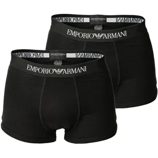 Emporio Armani Boxershorts 2er Pack Schwarz / Weiß M