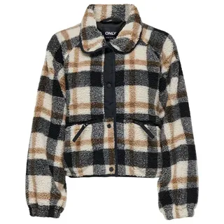 ONLY Kurzjacke ONLCALISTA LIFE CHECK TEDDY JACKET