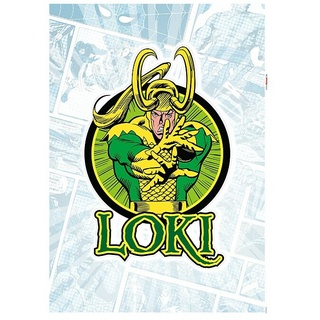 Komar Marvel Wandtattoo Loki Spiderman  (50 x 70 cm)