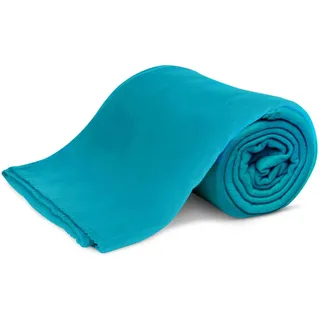 KiGATEX Polar-Fleecedecke, Türkis, 130x160 cm, Oeko-TEX®