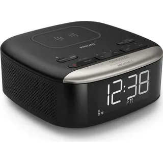 Philips Uhrenradio, Stereo, RDS, UKW-Empfang, 20 Senderspeicher, Weckfunktion, Nachweckautomatik (Sn (TAR7606/10) - Weiß