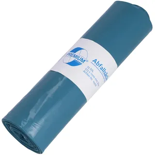Deiss Premium Mittlere Belastung Müllsäcke 70 Liter | Reiß- und durchstoßfeste Müllbeutel aus 100% Regenerat; geeignet für trockene und nasse Abfälle