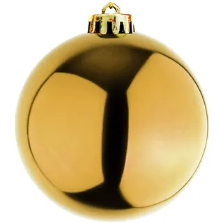 Mojawo XXXL Christbaumkugeln Weihnachtsbaumkugeln Dekokugel Baumschmuck Gold Ø 25cm Schmuckkugeln