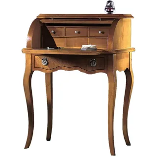 Xlmoebel Sekretär Antiker Schreibtisch aus Holz mit nostalgischer Optik und Stauraum (1 St., Sekretaer Tisch), Hergestellt in Italy braun