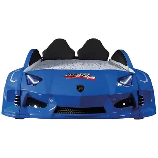 aea Autobett Bett Betten Sportwagen Jugendbett Sport Wagen Auto Schlafbett Lagerware - Blau