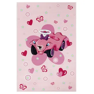 Big Bobby Car Kinderteppich 110 x 170 cm Rosa