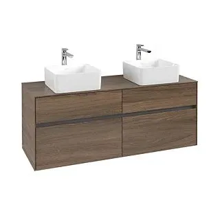 Waschbeckenunterschrank 140 x 55 cm Arizona Oak