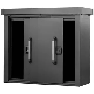 primeyard Geräteschrank 1,35 x 0,55 m Anthrazit