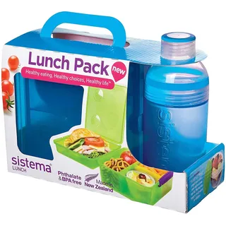 System Lunchbox 2 l mit Flasche 480, sortiert, 25 x 10 x 17 cm