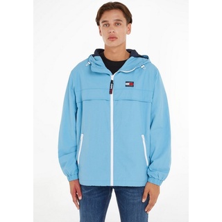 Tommy Jeans Blouson TJM CHICAGO WINDBREAKER mit Kapuze blau XL