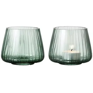 Bitz Teelicht Kusintha Glas green, d: 7,5 cm grün