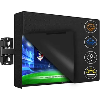 Outdoor TV Abdeckung, Fernseher Bildschirmschutz Abdeckung für 40–43 Zoll Fernseher, 600D Oxford-Gewebe mit PU-Beschichtung, Wasserdicht, Staubdicht und Wetterfest, Geeignet mit Standardhalterungen