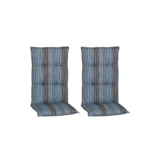 Beo Saumauflage für Hochlehner Tissa blaugrau Polyester-Mischgewebe B/L/S: ca. 46x118x8 cm 2er Set
