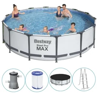 Bestway 56950 Rund Aufstellpool Stahl Pro Max 427x107 Cm