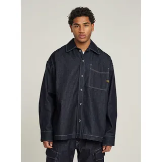 G-Star Boxy Fit Langarmhemd Blau L