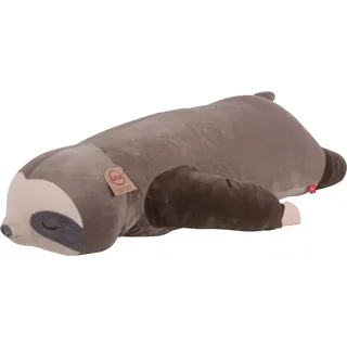 UNUS Faultier Kissen 100 x 30 cm Grau