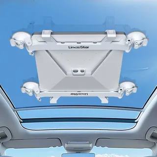 für Starlink Mini Autohalterung Langlebige Star-link Mini Zubehör Saugnapfhalterung Anti-Rutsch-Hochleistungsset für Schiebedach/Front-/Heckscheibe/Dach/Armaturenbrett/Windschutzscheibe