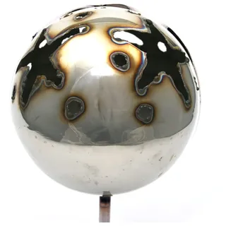 Gebrüder Lomprich Gartenfackel Feuerkugel - Stern, Höhe: 100 cm, Gewicht: 0.55 kg, Durchmesser: 13 cm