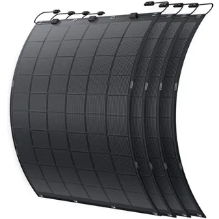 ALLDREI® flexible Solarmodule 2 Stücke - 450W flexibles Solarpanel-Kit, 213°Biegung PV Module mit TOPCon-Tech, 2x225W Wasserdicht Photovoltaik für Wohnmobil, Balkonkraftwerk, Camping, Boot, 0% MwSt...