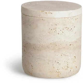 Möve Travertine Grace Aufbewahrungsdose beige 10 x 11 cm