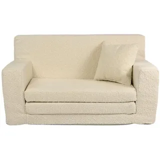 FORTISLINE Kindersofa 83 x 43 x 47 cm Schaumstoff beige