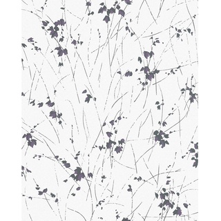 Marburg Vliestapete Floral Daphne Weiß-Lila 10,05 m x 0,53 m FSC®