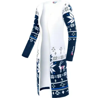 Nebulus Damen Jacke NOORS, warme Strickjacke, Strickmantel im Norweger-Style - L
