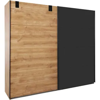 WIMEX Schwebetürenschrank Malmö 225 x 210 x 65 cm Grau