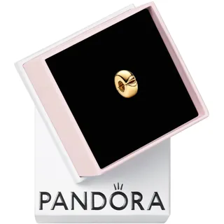 Pandora Clip-Charm Rund Gold 763678C00