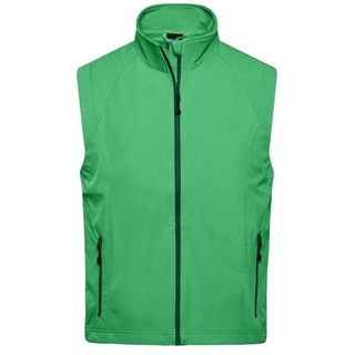 Men's Softshell Vest Modische Softshellweste grün, Gr. XL