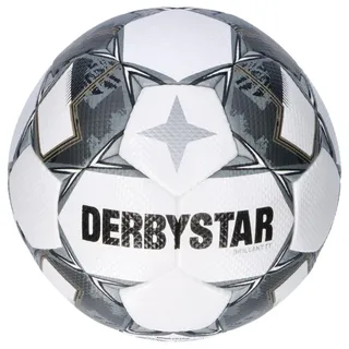 derbystar Brillant TT Trainingsfußball weiß/silber 5