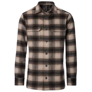 CASAMODA Businesshemd Casa Moda / He.Hemd langarm / Outdoor Overshirt braun XXXL
