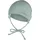 Sterntaler Beanie melange in sattes grün Mütze aus Melange-Singlejersey Bio mit Ohrenklappen Bindeband Stickmotiv Unisex Baby Übergangsmütze steingrün Gr 33